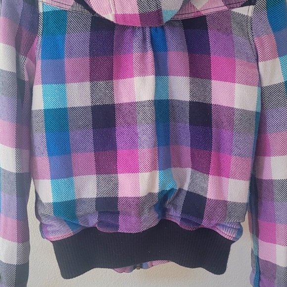 Roxy Purple, Pink & Blue Colorblock Coat - Picture 4 of 6